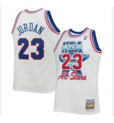 Mens Mitchell and Ness Chicago Bulls 23 Michael Jordan Authentic white 1992 All Star Throwback NBA Jersey