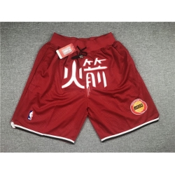 Houston Rockets Basketball Shorts 002