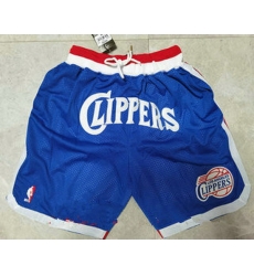 Los Angeles Clippers Basketball Shorts 020