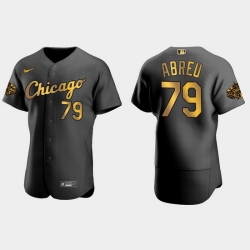 Men Chicago White Sox Jose Abreu 2022 Mlb All Star Game Authentic Black Men Jersey