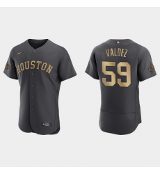 Men Framber Valdez Houston Astros 2022 Mlb All Star Game Authentic Charcoal Jersey