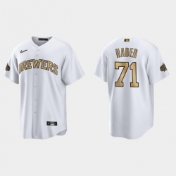 Men Josh Hader Milwaukee Brewers 2022 Mlb All Star Game White  Jersey