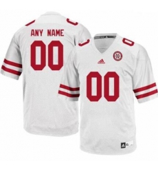 Men Women Youth Adidas Nebraska Cornhuskers White Customized Jersey