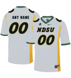 North Dakota State Customized Jersey White