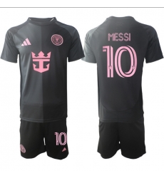 Men Inter Miami CF 2026 Soccer Jerseys Black #10 MESSI
