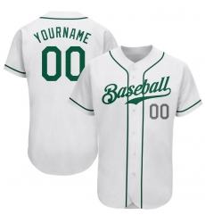 Men Active Player Custom White Stitched Baseball Jersey