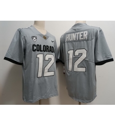 Ｍen Colorado Buffaloes Travis Hunter #12 Original Retro F U S E Gray NCAA Vapor Jersey