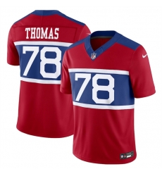 Youth New York Giants 78 Andrew Thomas Century Red Alternate Vapor F U S E  Limited Stitched Football Jersey