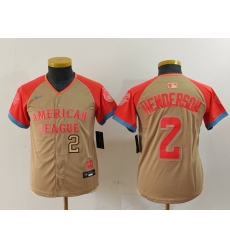 Youth American League 2 Gunnar Henderson Cream 2024 All Star Limited Stitched Jersey 5