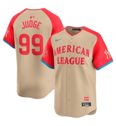 Youth American League 99 Aaron Judge Cream 2024 All Star Limited Stitched Jersey