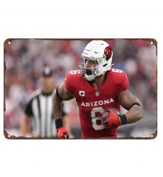 Arizona Cardinals Aluminum Sign 12x8 Inch James Conner 002