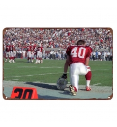 Arizona Cardinals Aluminum Sign 12x8 Inch Pat Tillman 004