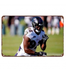 Baltimore Ravens Aluminum Sign 12x8 Inch Justin Madubuike 001