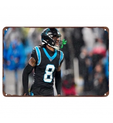 Carolina Panthers Aluminum Sign 12x8 Inch Jaycee Horn 001