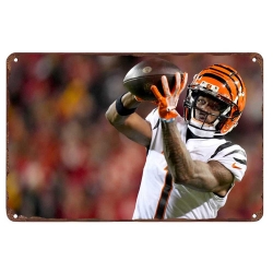 Cincinnati Bengals Aluminum Sign 12x8 Inch Ja'Marr Chase 001