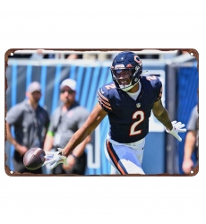 chicago bears Aluminum Sign 12x8 Inch D.J. Moore 001