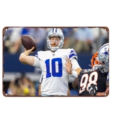 Dallas Cowboys Aluminum Sign 12x8 Inch Cooper Rush 002