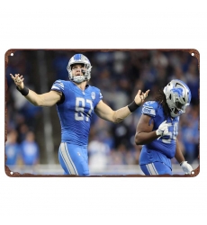 Detroit Lions Aluminum Sign 12x8 Inch Aidan Hutchinson 005