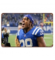 Indianapolis Colts Aluminum Sign 12x8 Inch Jonathan Taylor  003