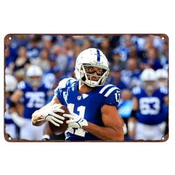 Indianapolis Colts Aluminum Sign 12x8 Inch Michael Pittman Jr.  002