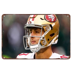 San Francisco 49ers Aluminum Sign Brock Purdy 005