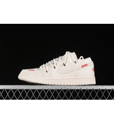 AIR JORDAN 1 LOW OFF WHITE RED SJ9950 017