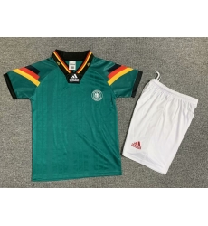 Youth Retro Soccer Jerseys Germany 1992 Away