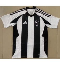 Men 2024 2025 Soccer Jersey Juventus Home Black White