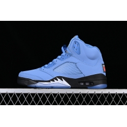 AIR JORDAN 5 UNIVERSITY BLUE BLACK WHITE DV1310 401