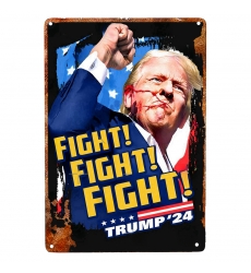 Donald Trump Fight For America Aluminum Sign 004