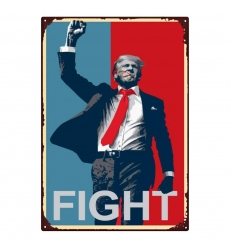 Donald Trump Fight For America Aluminum Sign 005