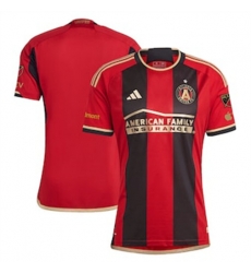 Men Atlanta United Blank 2023 24 Home Replica Black