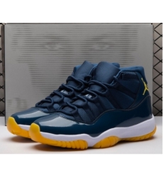 Men Nike Air Jordan 11 Retro Blue AT7802-115 High Cut Baskebtall Shoes Men Nike Air Jordan 11 Retro Blue AT7802-115 High Cut Baskebtall Shoes