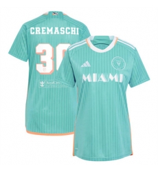 Women Inter Miami CF Benjamin Cremaschi 2024 25 Third Replica Aqua