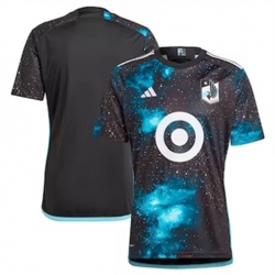 Men Minnesota United FC Blank 2024 25 Home Replica Black