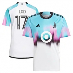 Men Minnesota United FC Robin Lod 2023 24 Away Replica White