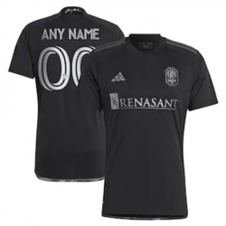 Men Nashville SC Custom 2023 24 Away Replica Black