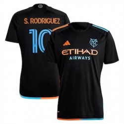 Men New York City FC Santiago Rodriguez 2024 25 Away Replica Black