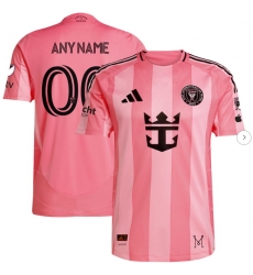 Men's Inter Miami CF adidas Light Pink 2025 Euforia Authentic Custom Jersey Men's Inter Miami CF adidas Light Pink 2025 Euforia Authentic Custom Jersey
