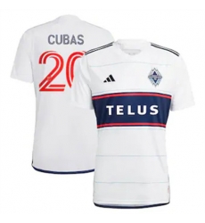 Men Vancouver Whitecaps FC Andres Cubas 2023 24 Home Replica White