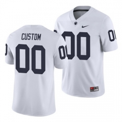 Penn State Nittany Lions  custom white college football men's jersey