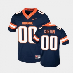 Men Women Youth Toddler Syracuse Orange Custom College Football Game Navy Jersey