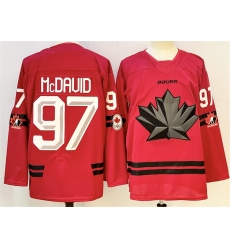 Men Canada Hockey 97 Connor McDavid Red Stitched Jersey Men Canada Hockey 97 Connor McDavid Red Stitched Jersey