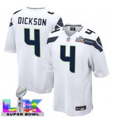 Men Women Youth Seattle Seahawks #4 Michael Dickson 2025 2026 Super Bowl LX F U S E Stitched NFL Jersey White Men Women Youth Seattle Seahawks #4 Michael Dickson 2025 2026 Super Bowl LX F U S E Stitched NFL Jersey White