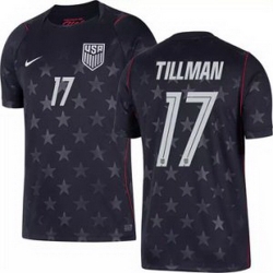Men 17 Malik Tillman USMNT 2026 Home Stadium Replica Jersey 2