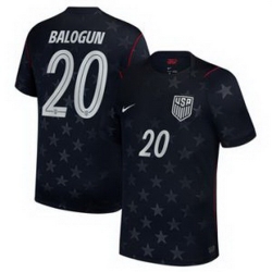 Men 20Folarin Balogun USMNT 2026 Stadium Replica Jersey   1