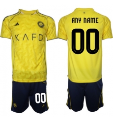 Men Al Nassr 2026 Soccer Jerseys Yellow CUSTOM Men Al Nassr 2026 Soccer Jerseys Yellow CUSTOM