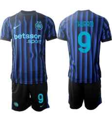Men Internazionale 2026 Soccer Jerseys BlueBlack #9 THURAM Men Internazionale 2026 Soccer Jerseys BlueBlack #9 THURAM