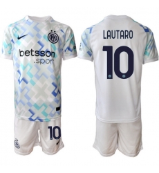 Men Internazionale 2026 Soccer Jerseys White #10 LAUTARO Men Internazionale 2026 Soccer Jerseys White #10 LAUTARO