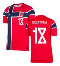 Youth 18 Norway Kristian Thorstvedt Home Stadium Replica   1